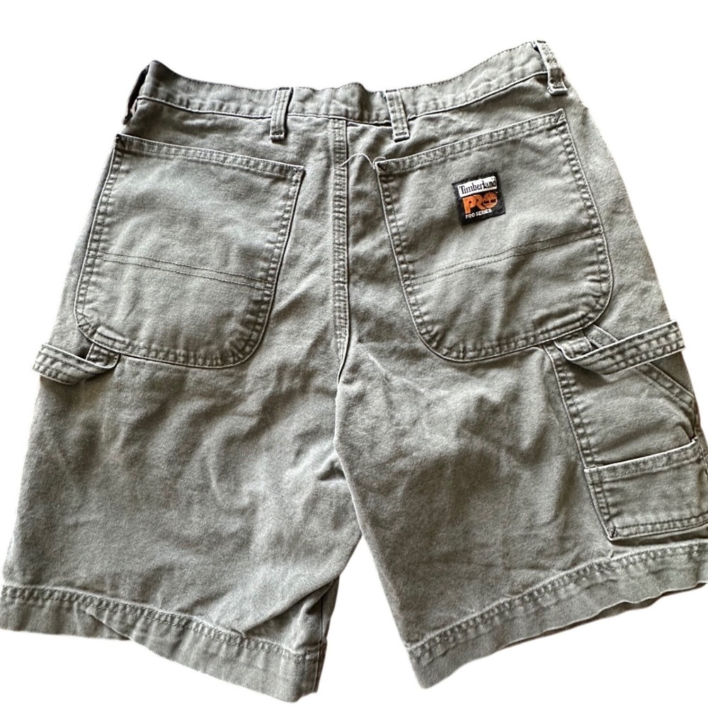 Timberland PRO Mens Carpenter Shorts gray Cotton Canvas Workwear Size 32